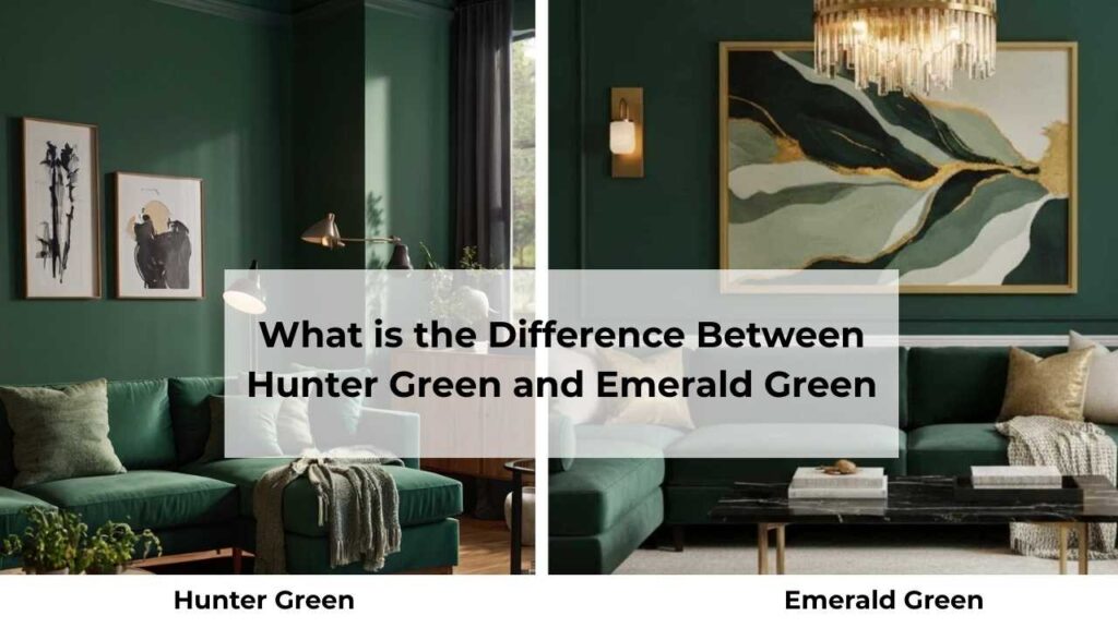 What is the Difference Between Hunter Green and Emerald Green