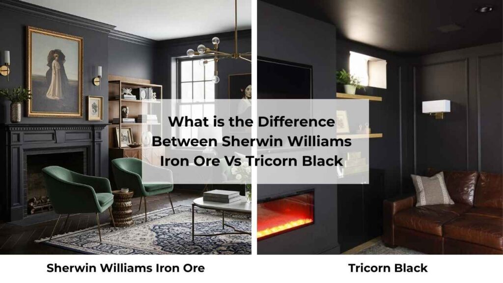 What is the Difference Between Sherwin Williams Iron Ore Vs Tricorn Black