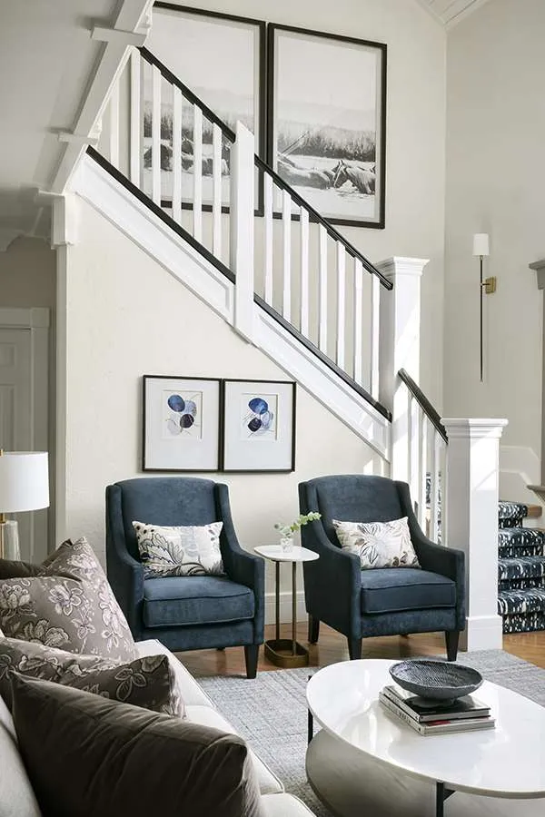 White Dove in a living room