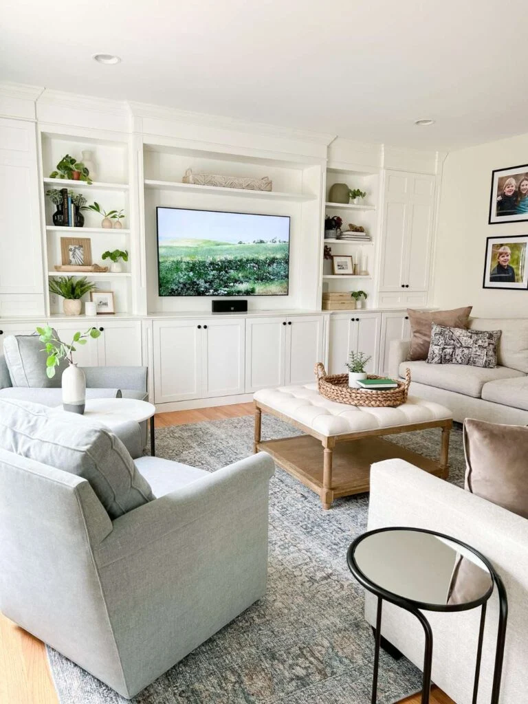 White Duck in a living room